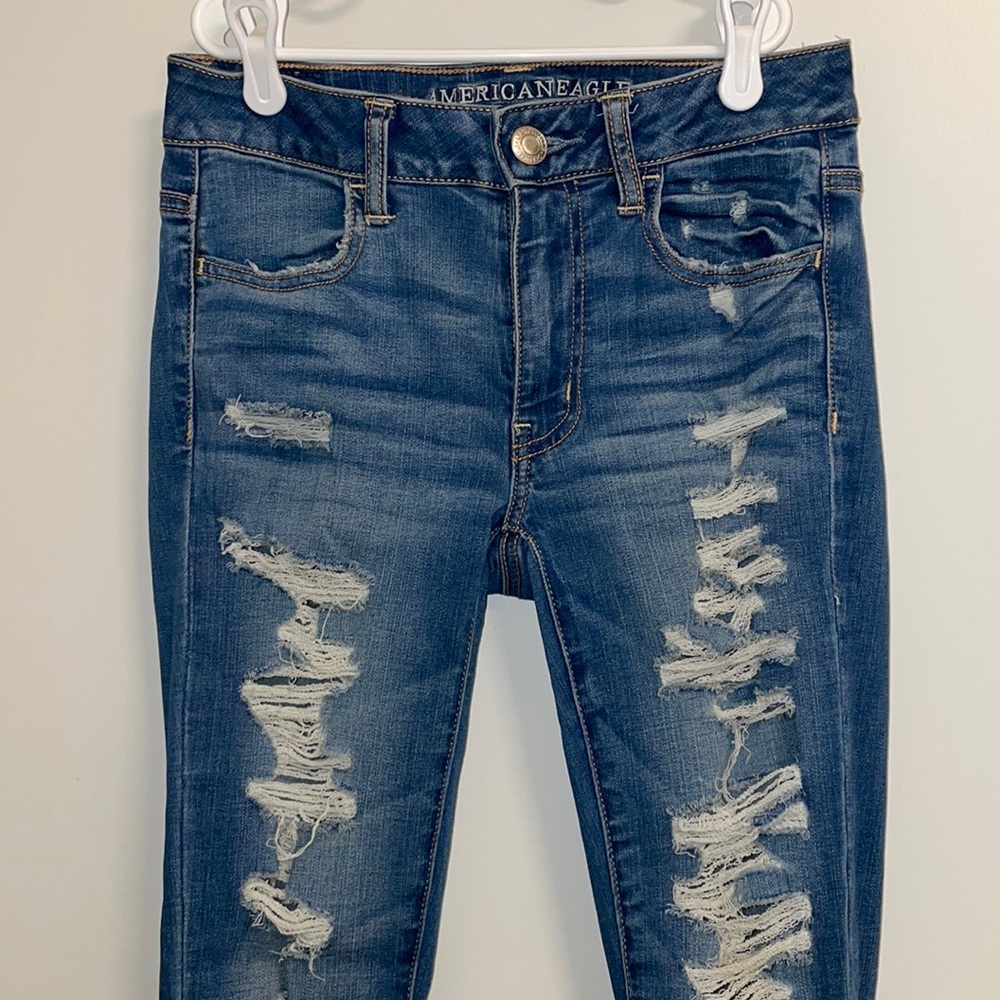 Super Super Stretch Ripped Jeans - American Eagle